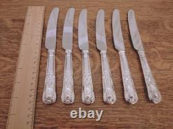 Superb 44 Pc Silver Plate KINGS Pattern CUTLERY CANTEEN -Cooper Ludlam Sheffield