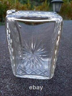 Superb Edwardian Cut Glass & Silver Plate Jewellery Box Casket WMF Factory