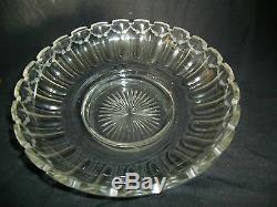 Superb Large J L Herrmann Silver plate & Cut Glass Centrepiece Secessionist
