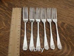 Superb Vintage 48 Piece ART DECO CUTLERY CANTEEN Geo Butler Sheffield 1930s