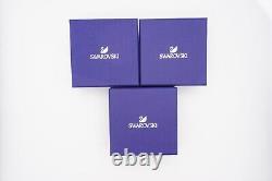 Swarovski Iconic Blue White Crystal Swan Set, Earrings Necklace Bracelet BNWT