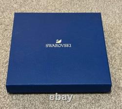 Swarovski Womens Silver Swan Duo Necklace Genuine Crystals With Original Box