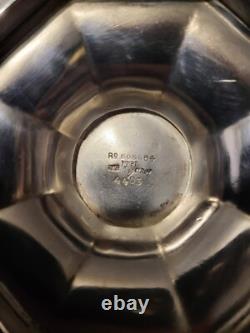 Tea And Coffee Set White Metal 1912 Presentation On Marraige 1919