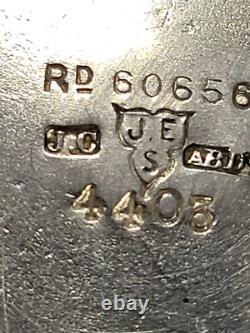 Tea And Coffee Set White Metal 1912 Presentation On Marraige 1919
