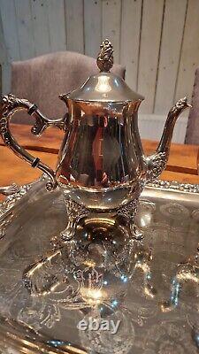 Tea, Coffee Service 5 Piece Vintage, Silver Plated Cavalier STUNNING CONDITION