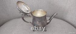 Titanic Movie Silver-Plated Teapot and Creamer Props