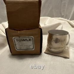 Towle Silverplate Baby Cup with Handle in Original Box, Post-1940