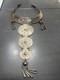 Tribal Hmong Miao Bib Necklace/ Choker Silver Plate/ Ceremonial /
