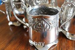 Truly Stunning Art Nouveau Silver Plated Tea Set