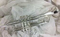 Trumpet Besson Brevete silver ORIGINAL Great valves/play NICE