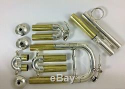 Trumpet Besson Brevete silver ORIGINAL Great valves/play NICE