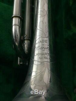 Trumpet Conn 22B with case, mute, mouthpiece, ORIGINAL Great valves/play NICE