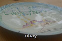 Two Clarice Cliff Hand Painted Silver Birch Plates, Original Art Deco