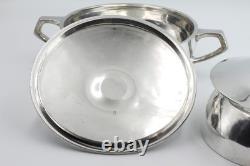 Two Lidded Silver Plated Serving Dishes Konigl. Kurhaus Bad Oeynhausen