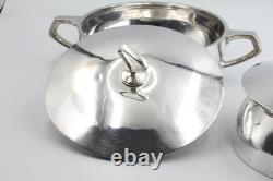 Two Lidded Silver Plated Serving Dishes Konigl. Kurhaus Bad Oeynhausen