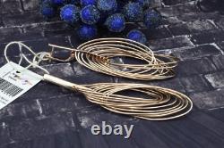 Ukraine STERLING SILVER 925 earrings gold plated jewelry 9k beautiful old stoc
