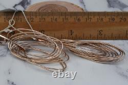 Ukraine STERLING SILVER 925 earrings gold plated jewelry 9k beautiful old stoc
