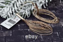 Ukraine STERLING SILVER 925 earrings gold plated jewelry 9k beautiful old stoc