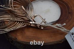 Ukraine STERLING SILVER 925 earrings gold plated jewelry 9k beautiful old stoc