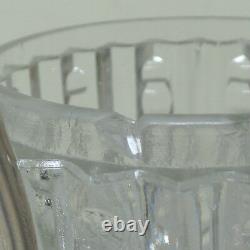 Unusual Early American Pattern Glass (eapg) Pickle Castor, Silver Plate Stand