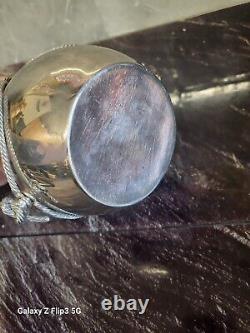 Unusual Vintage Nautical Silver Plate Dallah Coffee Pot Omani Bedouin Islamic