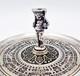 VICTORIAN ELKINGTON SILVER PLATED ELECTROTYPE CHERUB TAZZA c1870