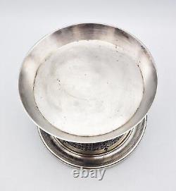 VICTORIAN ELKINGTON SILVER PLATED ELECTROTYPE CHERUB TAZZA c1870