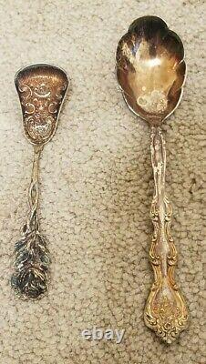 VINTAGE GERMAN SILVERPLATE SERVING UTENSILS SET With BOX. 12 PIECES. STAMPED 90