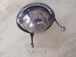 VINTAGE Silver Plated Roll Top GLOBE DISH Dome shaped UK seller