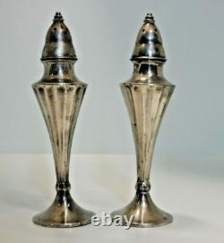 VTG Peerless Silver Co. La France Silver Plated Reg Salt & Pepper Shaker #701