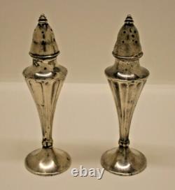 VTG Peerless Silver Co. La France Silver Plated Reg Salt & Pepper Shaker #701
