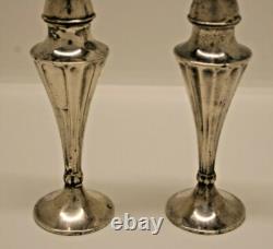 VTG Peerless Silver Co. La France Silver Plated Reg Salt & Pepper Shaker #701