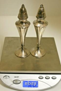 VTG Peerless Silver Co. La France Silver Plated Reg Salt & Pepper Shaker #701