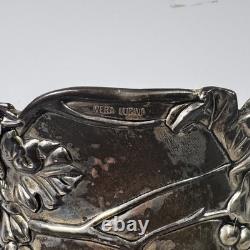 Vera Lucino Silver Plated Vase/Wine Cooler 1960's 7.50 Tall By 6 Wide Used