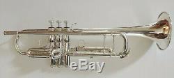 Very Nice S. E. Shires Silver Plated Q10S Professional Trumpet with Original Case