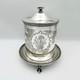 Victorian Aesthetic Movement Preserve / Biscuit Box Silver Plate Hukin & Heath