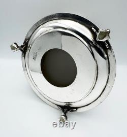 Victorian Aesthetic Movement Preserve / Biscuit Box Silver Plate Hukin & Heath