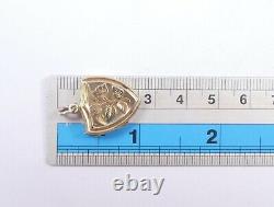 Victorian Silver Locket Antique 1886 HM Albert Ernest Jenkins Gold Plated