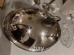 Victorian Silver Plate large Meat Cover