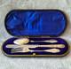 Victorian Silver Plated, Cased 3 Piece Christening Set