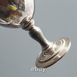 Victorian Silver Plated Egg Cups & Spoons Stand Set Sheffield Henry Atkin C1880