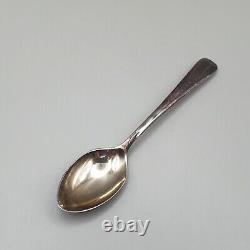 Victorian Silver Plated Egg Cups & Spoons Stand Set Sheffield Henry Atkin C1880