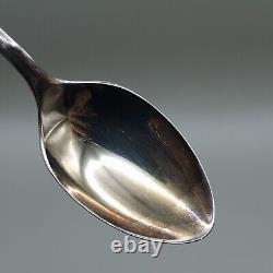 Victorian Silver Plated Egg Cups & Spoons Stand Set Sheffield Henry Atkin C1880