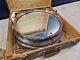 Victorian Silver Plated Large Mirror Cake Stand With Original Case