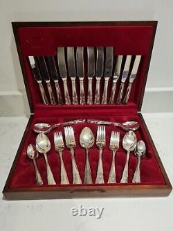 Viners Dubarry Classic 44 Piece Canteen Silver Plated Cutlery for 6 persons set