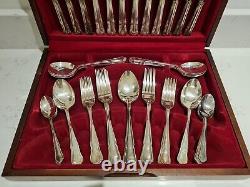 Viners Dubarry Classic 44 Piece Canteen Silver Plated Cutlery for 6 persons set