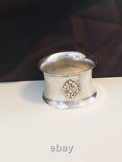 Viners Silver Plated Childrens Collection Coquille Egg Cup, Spoon & Napkin Ring