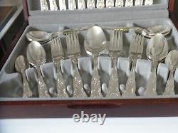 Viners Silver Plated Kings Royale Sheffield 44 Piece Cutlery Set in Original Box
