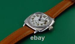 Vintage 1920's Early Oyster Case ROLEX Men's Military Type Watch Original Dial