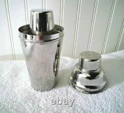 Vintage 1920's German Silver Plate Cocktail Shaker 10 Piece Set Extremely Rare